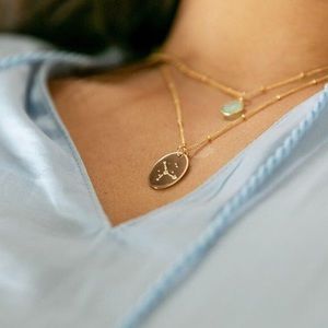 Cancer Zodiac Boho/Indie Pendant Charm Necklace